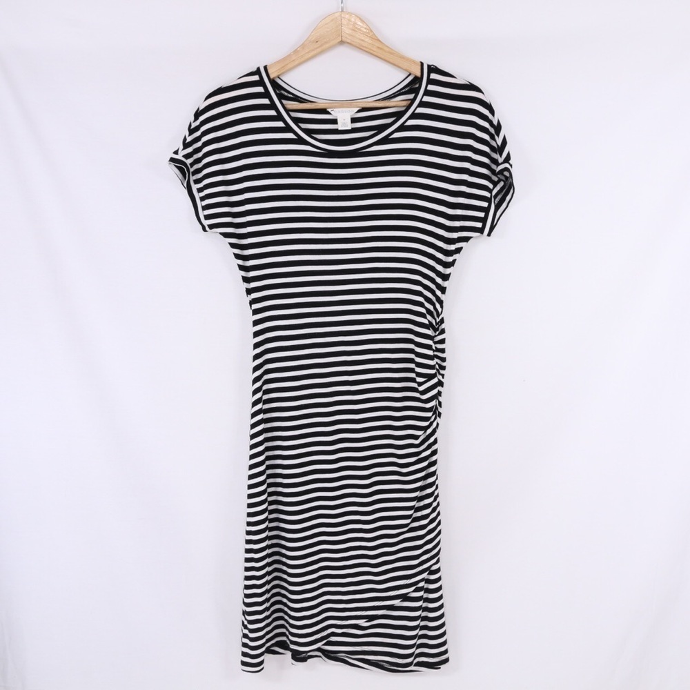 Caslon Growover Jersey Striped Dress
